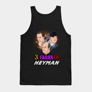 3 Faces Of Heyman! Tank Top